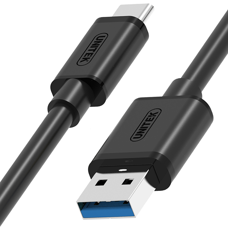 Cáp USB 3.0 to type-C gen1 5Gbps 1 mét Unitek Y-C474BK