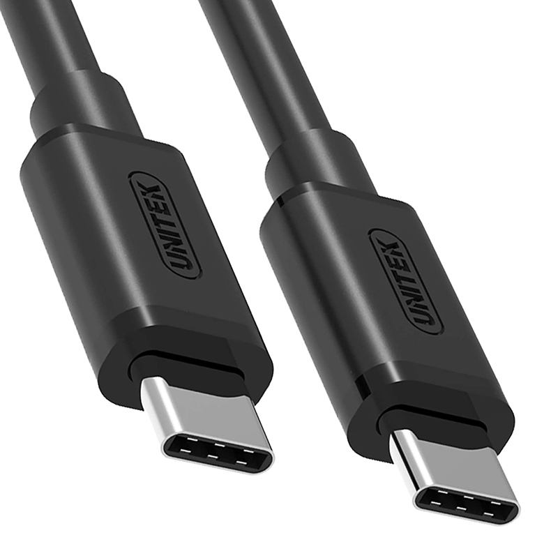 Cáp USB type C gen 1 5Gbps PD60W 1 mét Unitek Y-C477BK