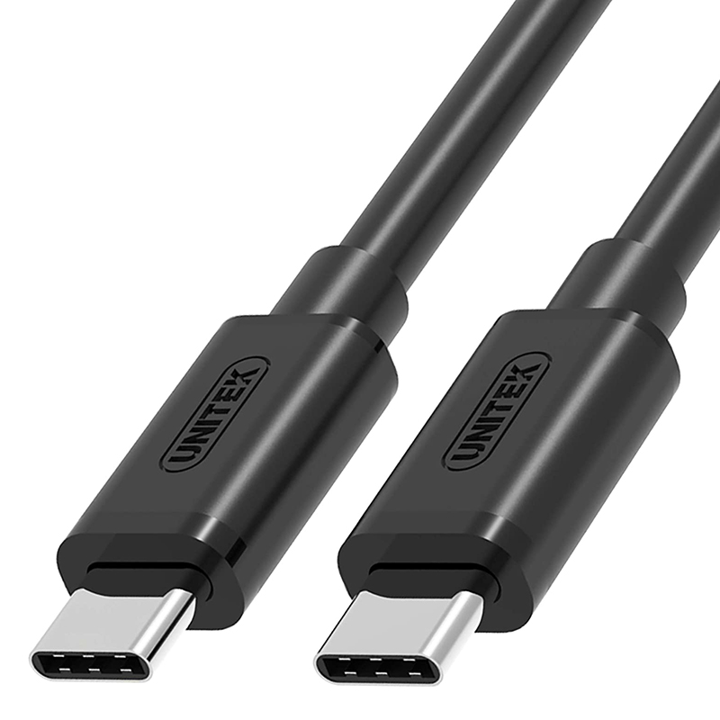 Cáp USB type C gen 1 5Gbps PD60W 1 mét Unitek Y-C477BK