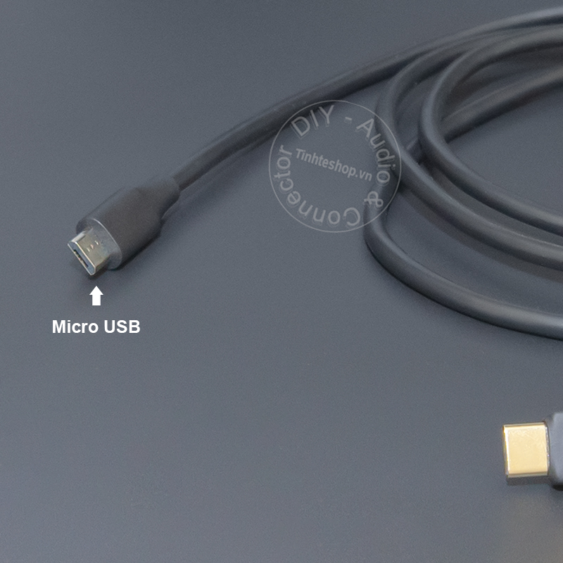 DIY USB type C to Micro USB data cable