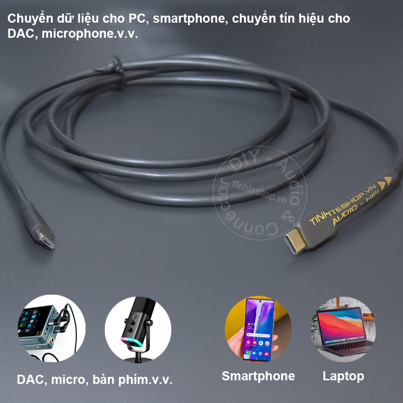 DIY USB type C to Micro USB data cable