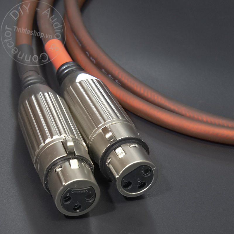 XLR female to 2 RCA cable