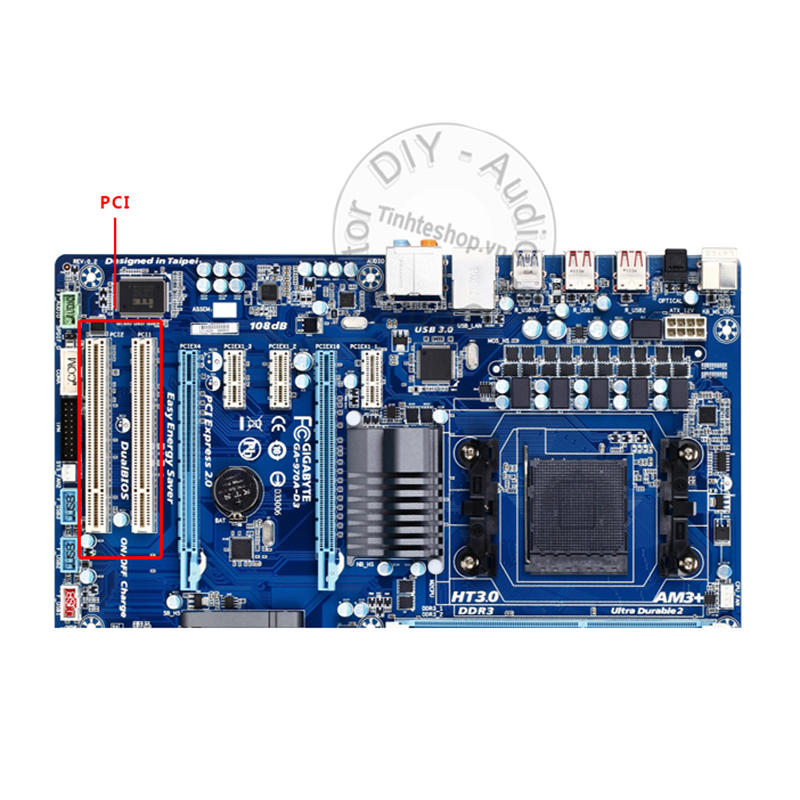 Cạc chuyển PCI sang 2 RS232 DB9 Unitek Y7503