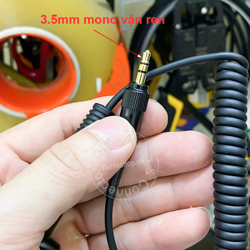 Cáp microphone 3.5mm sang 6.5mm thu âm cho đàn Ghita, Violin