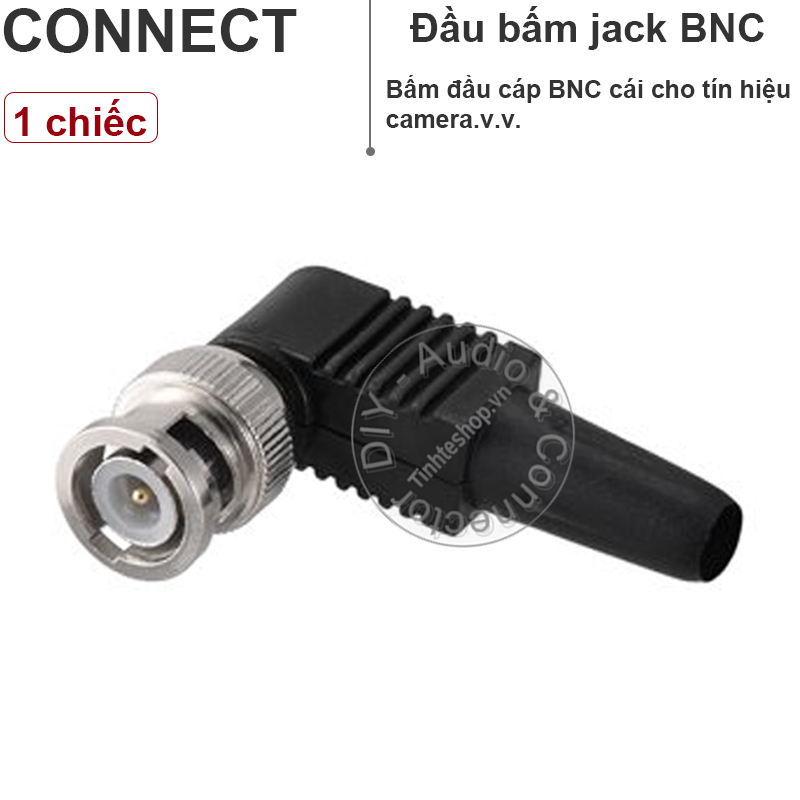 Đầu bấm BNC cho camera kiểu vuông góc