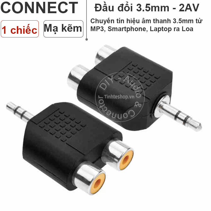 đầu chia 3.5mm ra 2 av