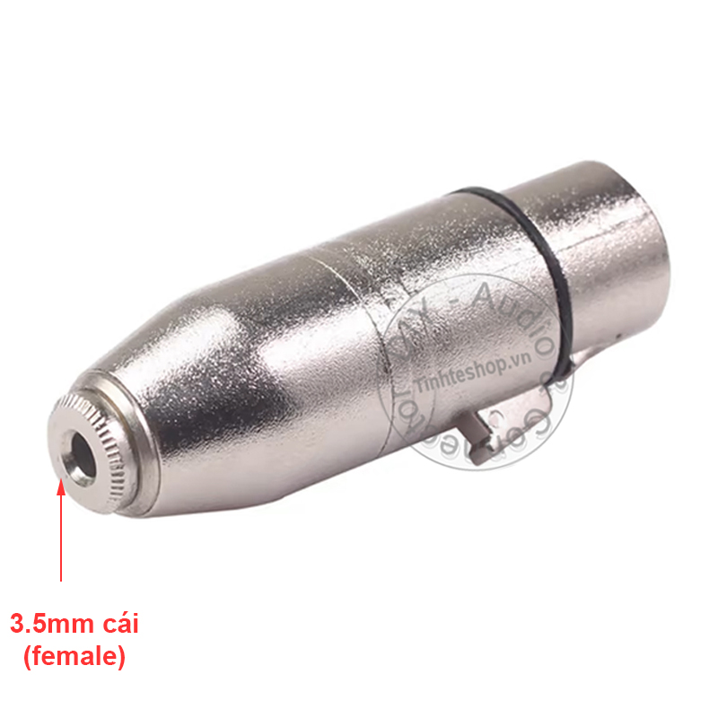 XLR female to 3.5mm female adapter