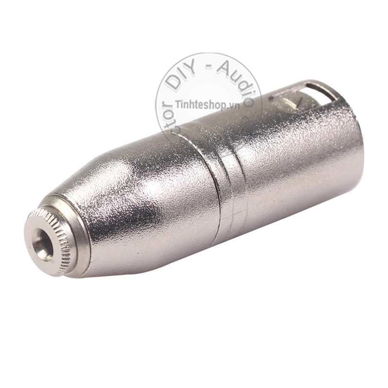 3.5mm female to XLR male balanced jack plug