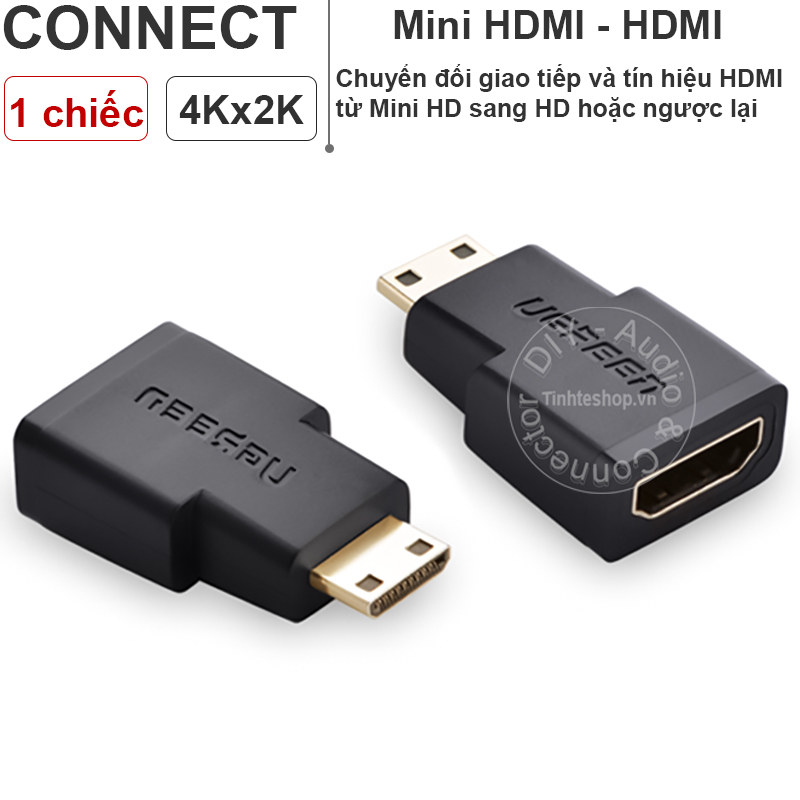 Mini HDMI to HDMI female adapter