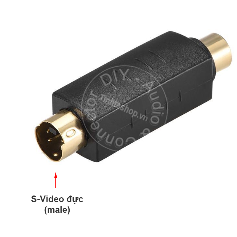 RCA female to S-Video male adapter