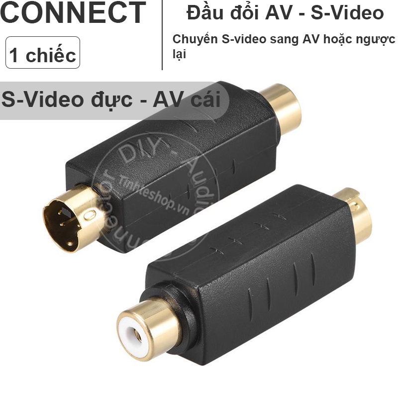 RCA female to S-Video male adapter