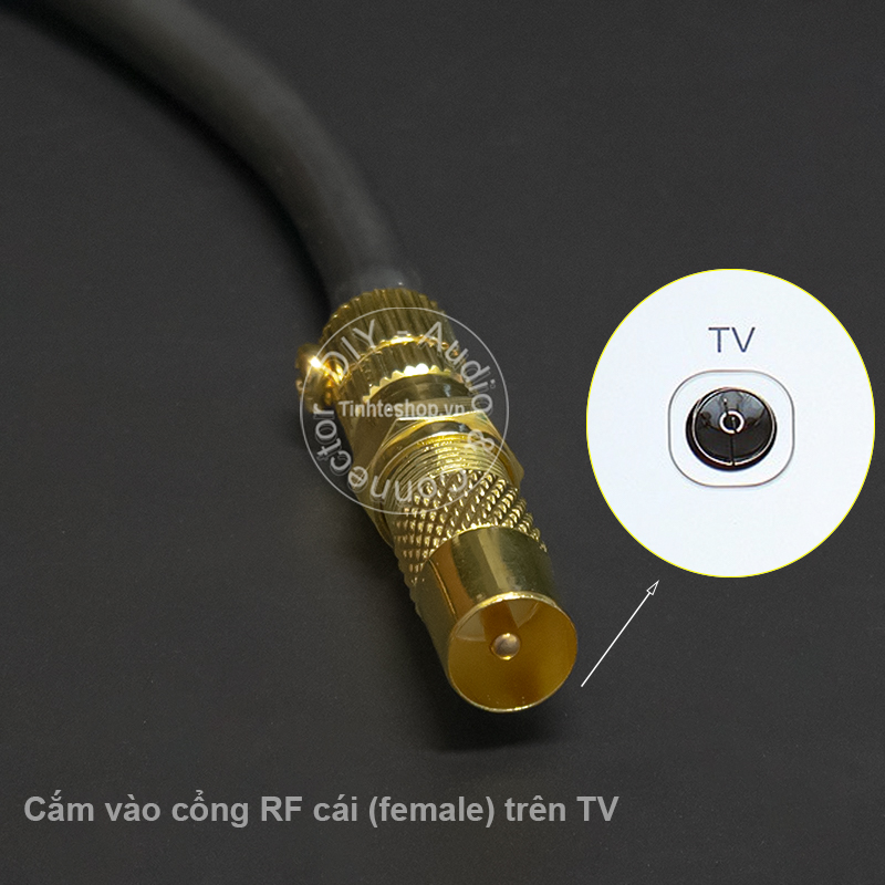 jack cắm ăng ten tv thẳng bẻ góc tinhteshop vn