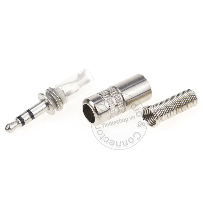 Soldering spring-loaded stereo 3.5mm jack