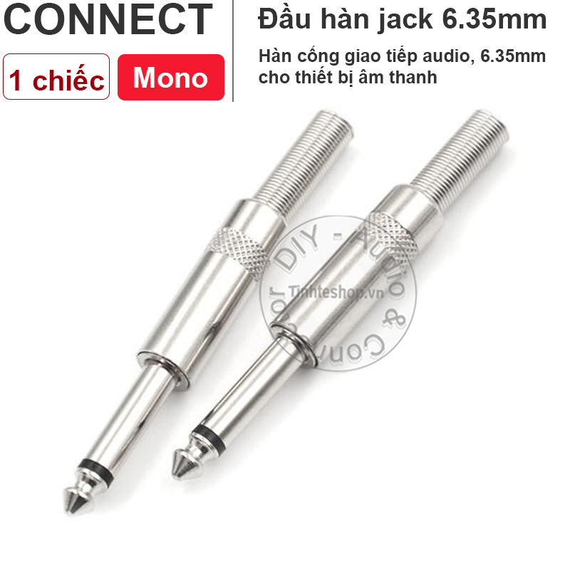 Đầu hàn jack 6.5 mono
