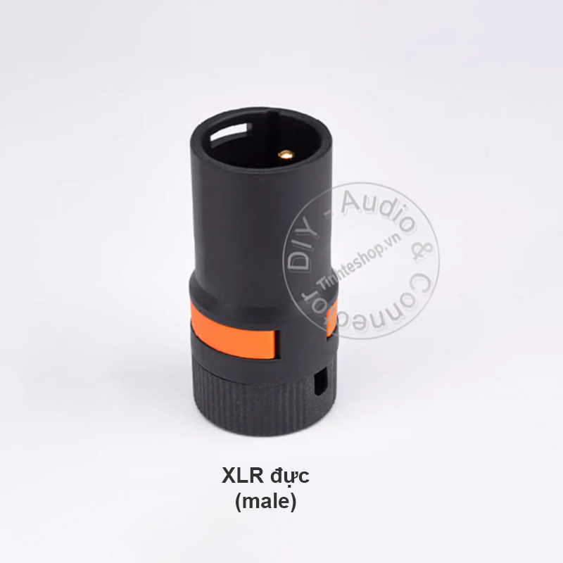 The most compact male and female XLR balanced audio plugs possible