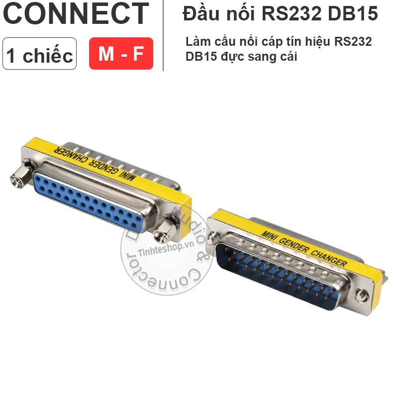 D-sub connector 15 pin 2 rows