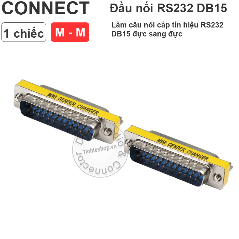 DB15 male to male connector