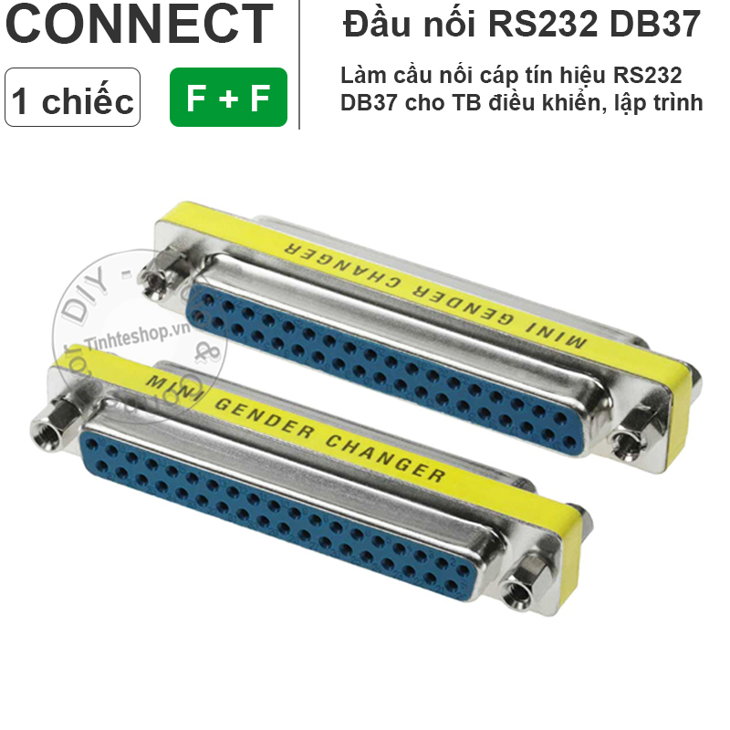 DB37 female to female connector