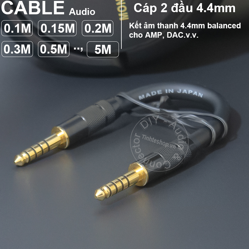 DIY 4.4 balanced audio cable