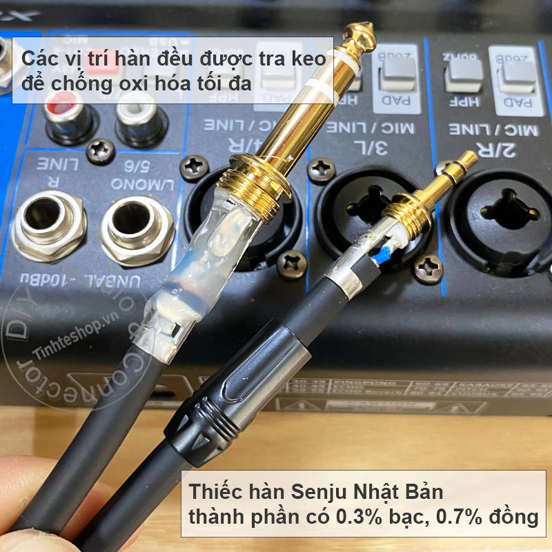 3.5mm to 6.5mm audio cable