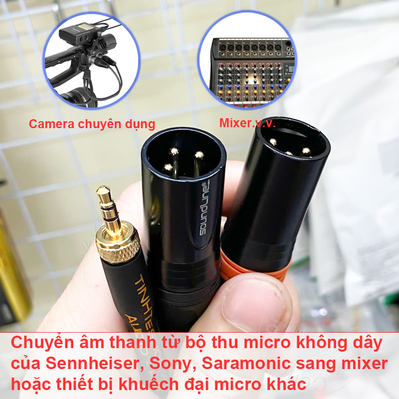 Dây micro không dây cho Saramonic 3.5 to XLR