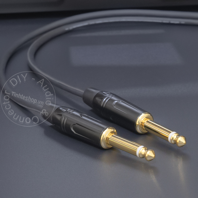 2 6.5mm mono to 3.5mm stereo cable