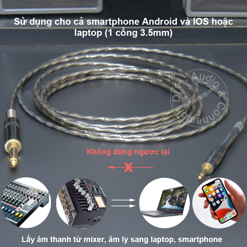 audio capture cable from Audio Tuner to Smartphone Laptop