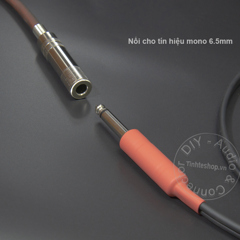 6.35MM mono male to female cable