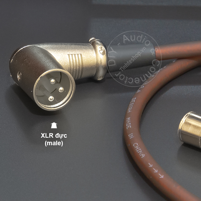 XLR male to 6.5mm female cable