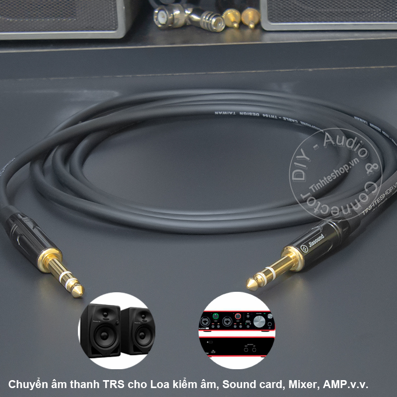 DIY 1/4 stereo cable