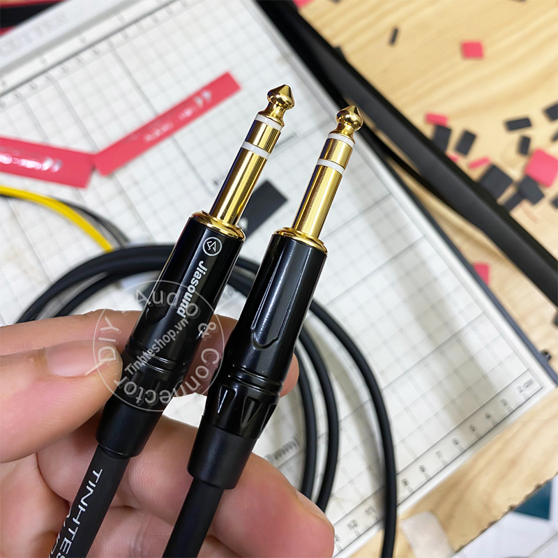 DIY 1/4 stereo cable