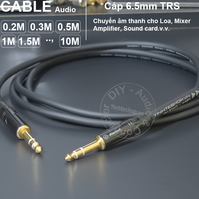 DIY 1/4 stereo cable