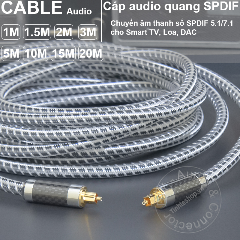 Toslink digital audio cable