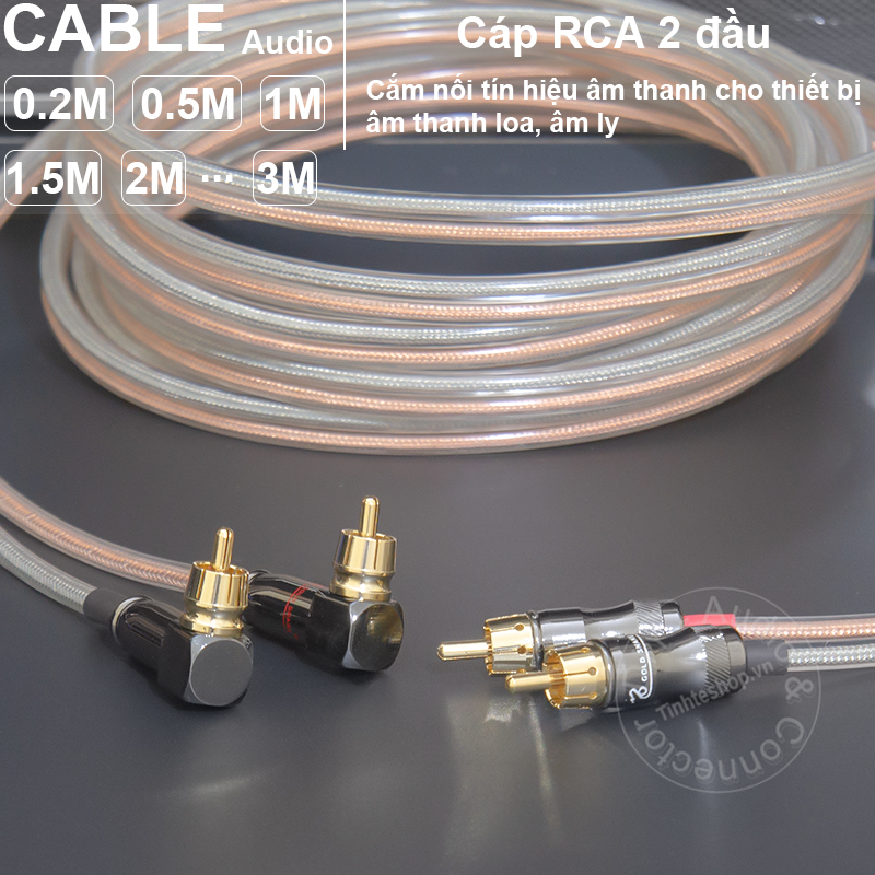 Lotus cable with 90 degree angle and straight plug