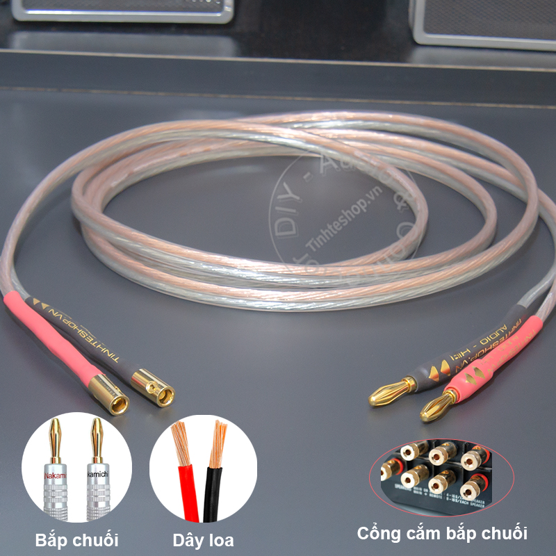 Banana speaker cable extension