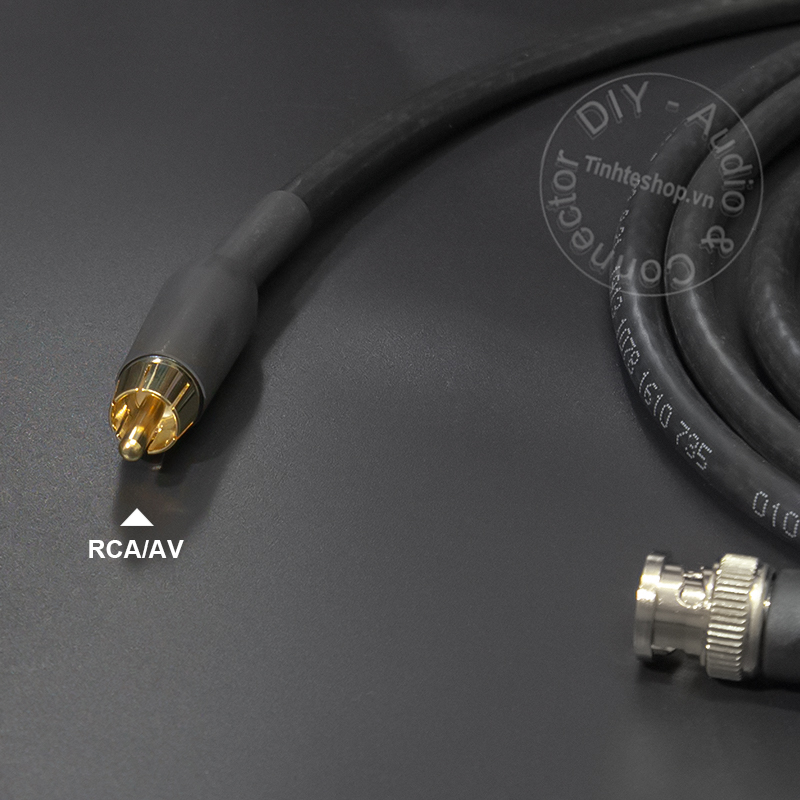 BNC female to AV male cable