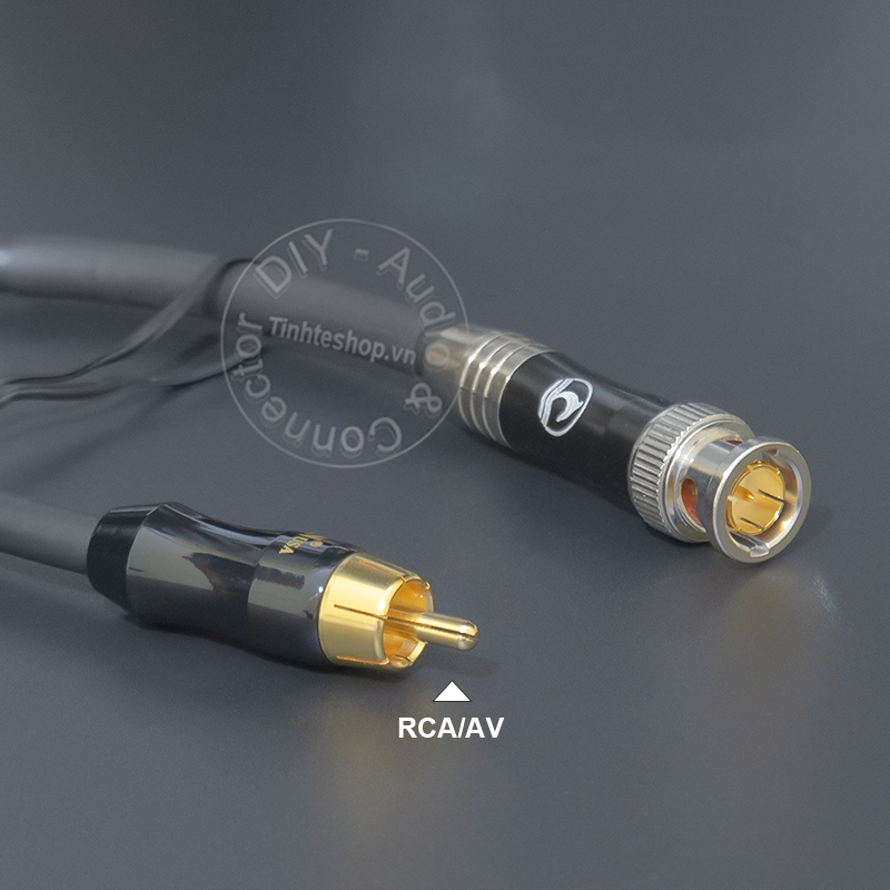 Do-it-yourself HD-SDI BNC to AV digital video tape cable
