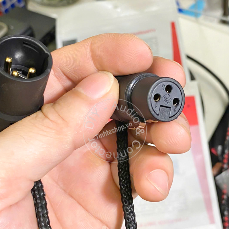 Rotatable Low-Profile XLR 3 Pin Male to Female Ultra-Flexible Cable