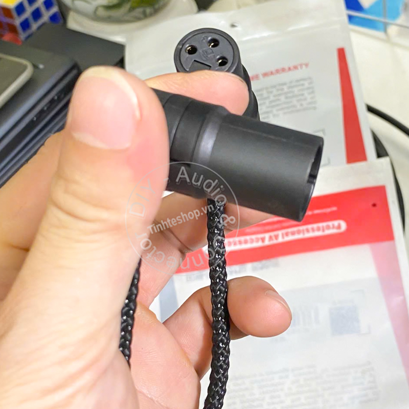 Rotatable Low-Profile XLR 3 Pin Male to Female Ultra-Flexible Cable