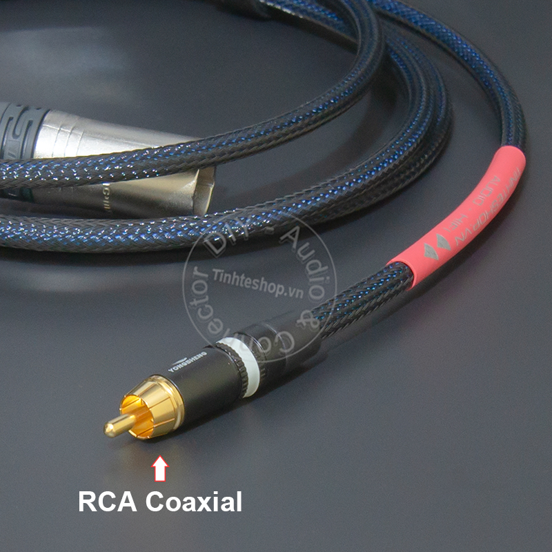 DIY AES EBU XLR male to RCA digital audio cable