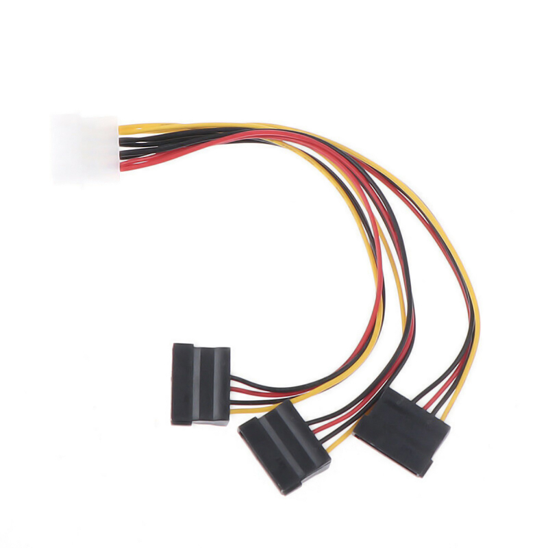 cáp chia nguồn molex 4pin ra 3 sata