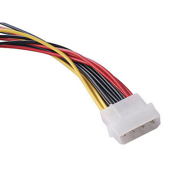 cáp chia nguồn molex 4pin ra 3 sata