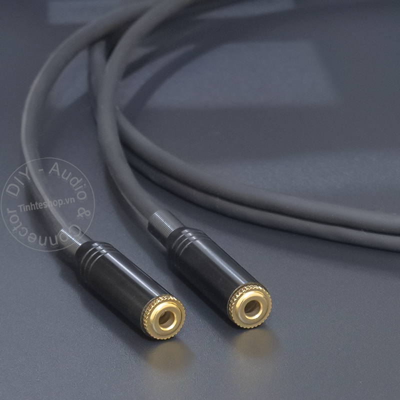 3.5mm mono audio splitter 1 to 2 stereo