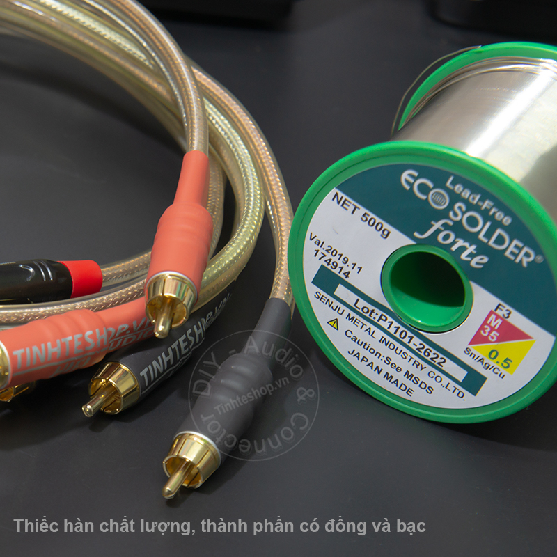 RCA male to 2 male cable