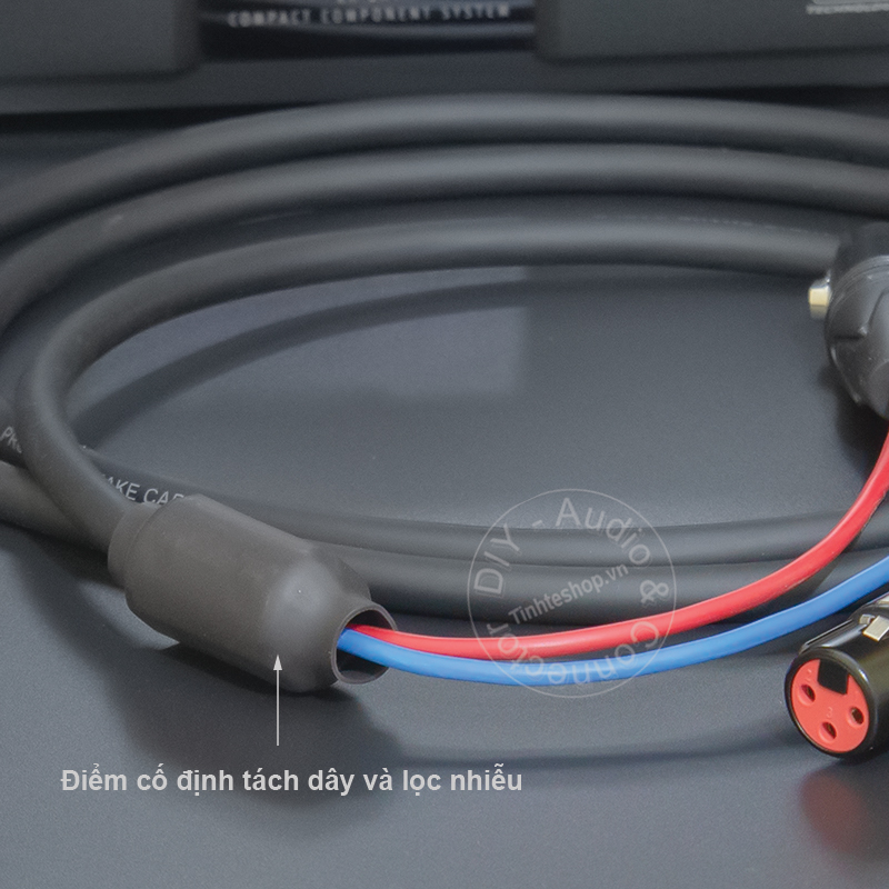 Do-it-yourself XLR female to 2-port female splitter cable
