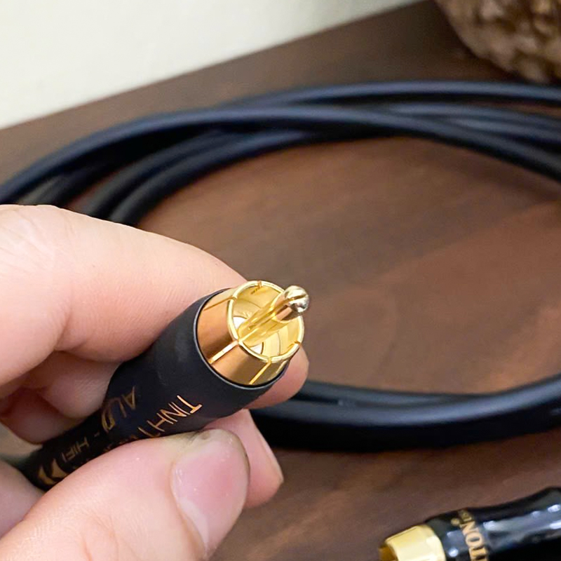 RCA audio splitter cable, 1 input to 2 outputs.