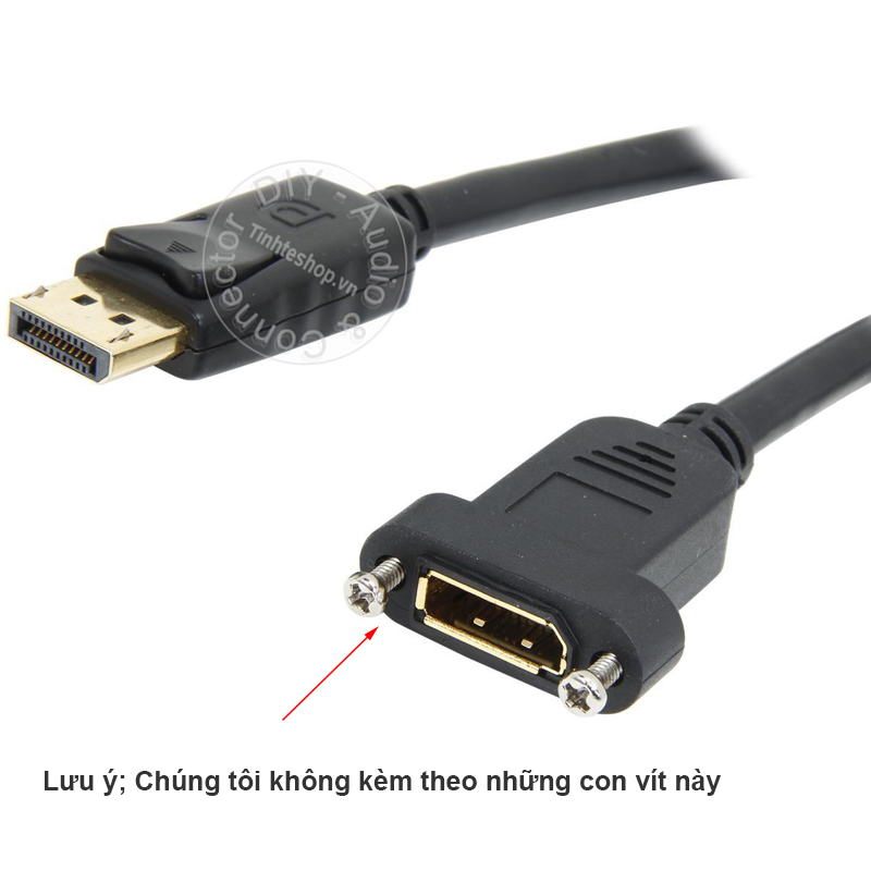 DP 4K extension cable with fixed screw position
