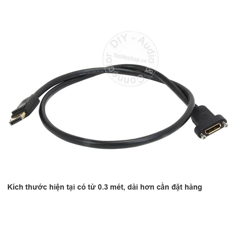 DP 4K extension cable with fixed screw position
