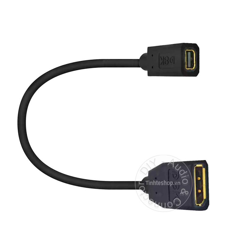 Displayport female to Mini displayport female cable