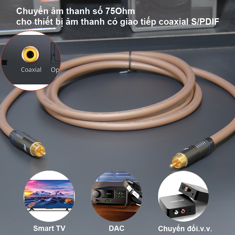 Cáp âm thanh số 75Ohm Yarbo của Đức